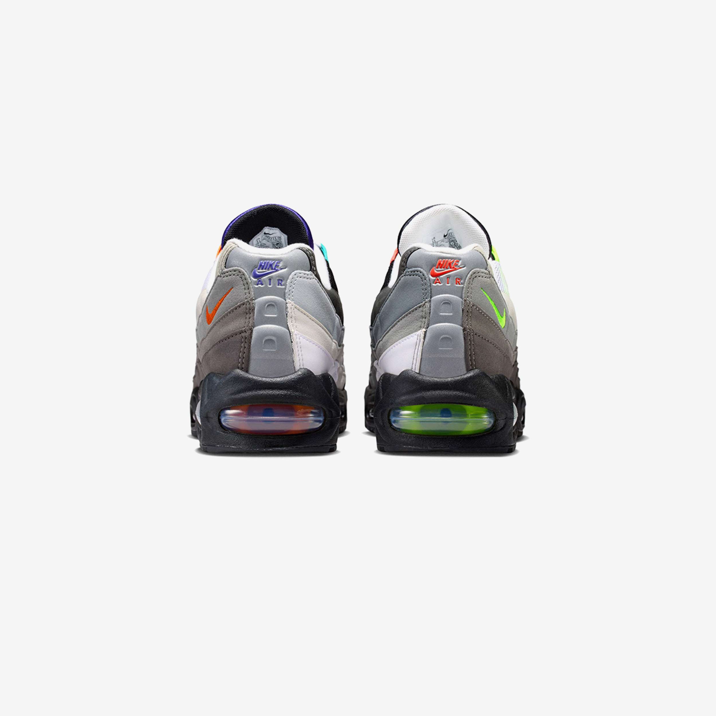 Nike اير ماكس 95 بيغ بابل بريميوم — غريدي / أسود / فولت / أبيض 3