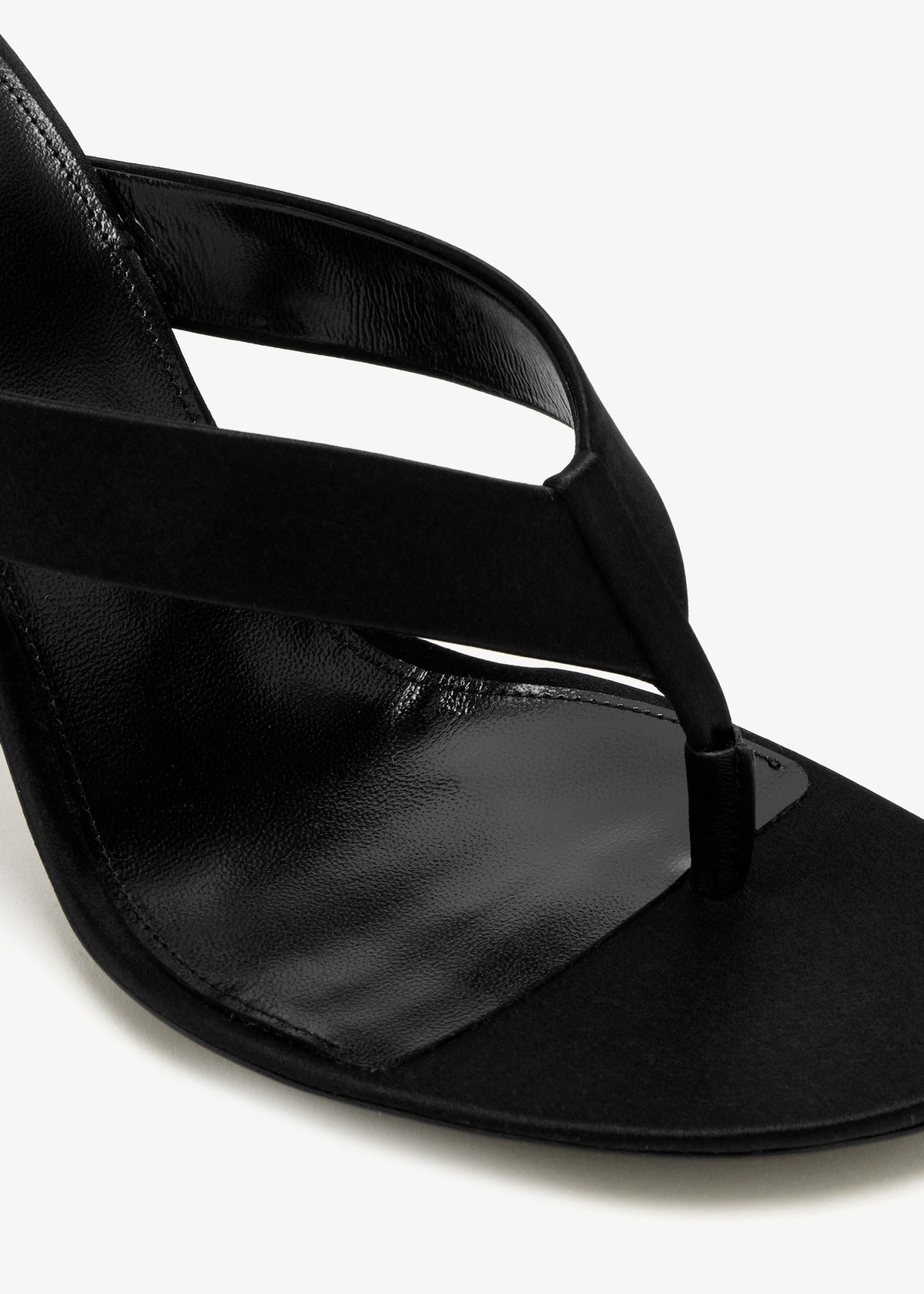 Saint Laurent ميول أوبْيوم 85 من الساتان — أسود / ذهبي 2