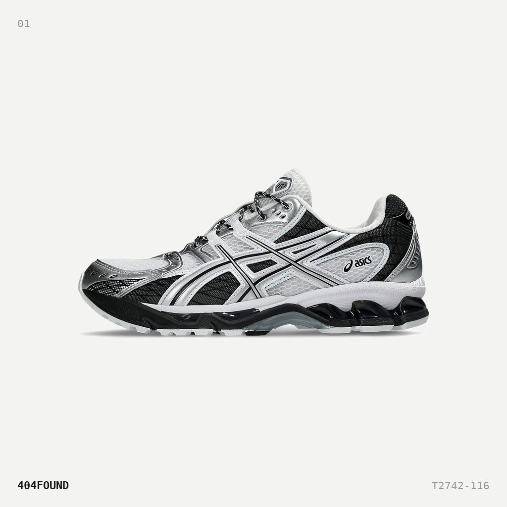 Asics GEL-NIMBUS 10.1 WHITE/PURE SILVER — Silver