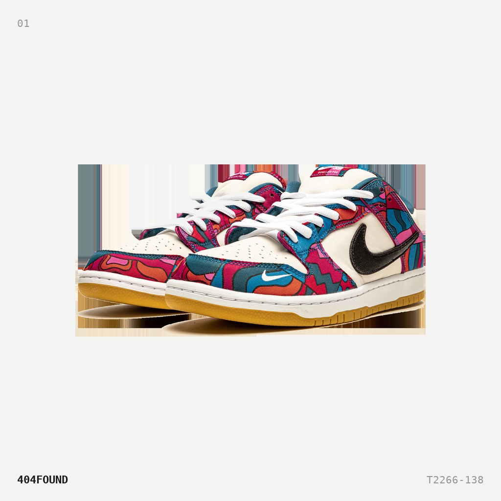 Nike SB Dunk Low Parra — As Shown