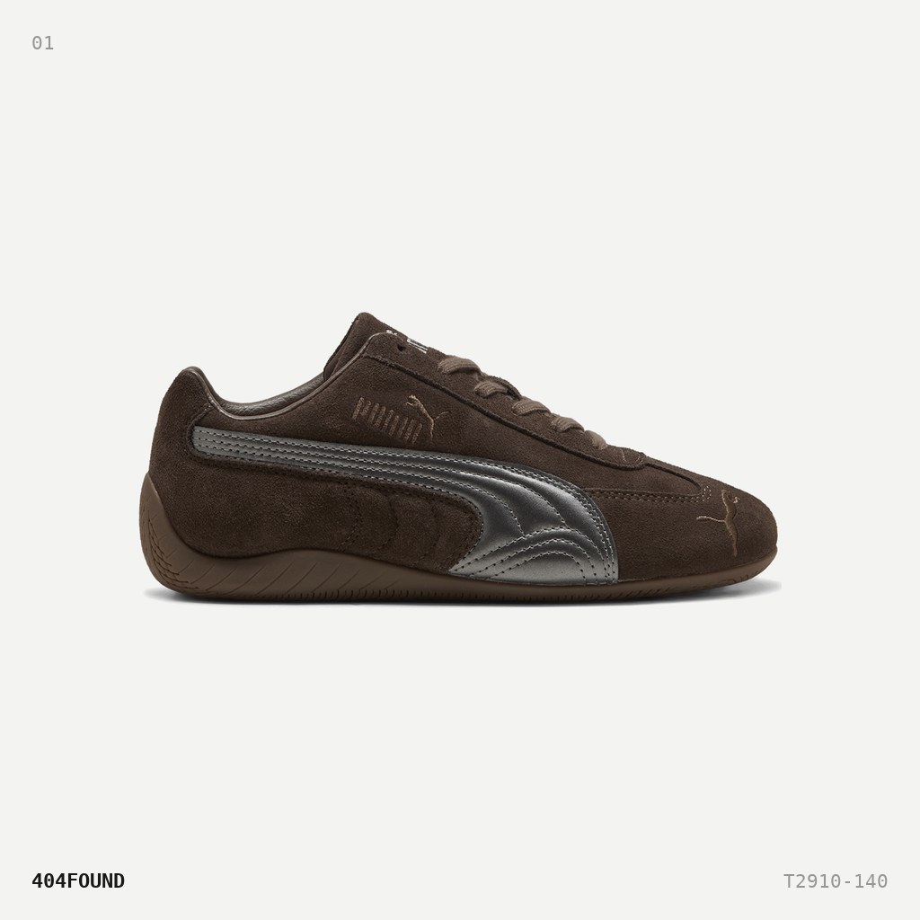Puma Speedcat Brown Silver — Brown