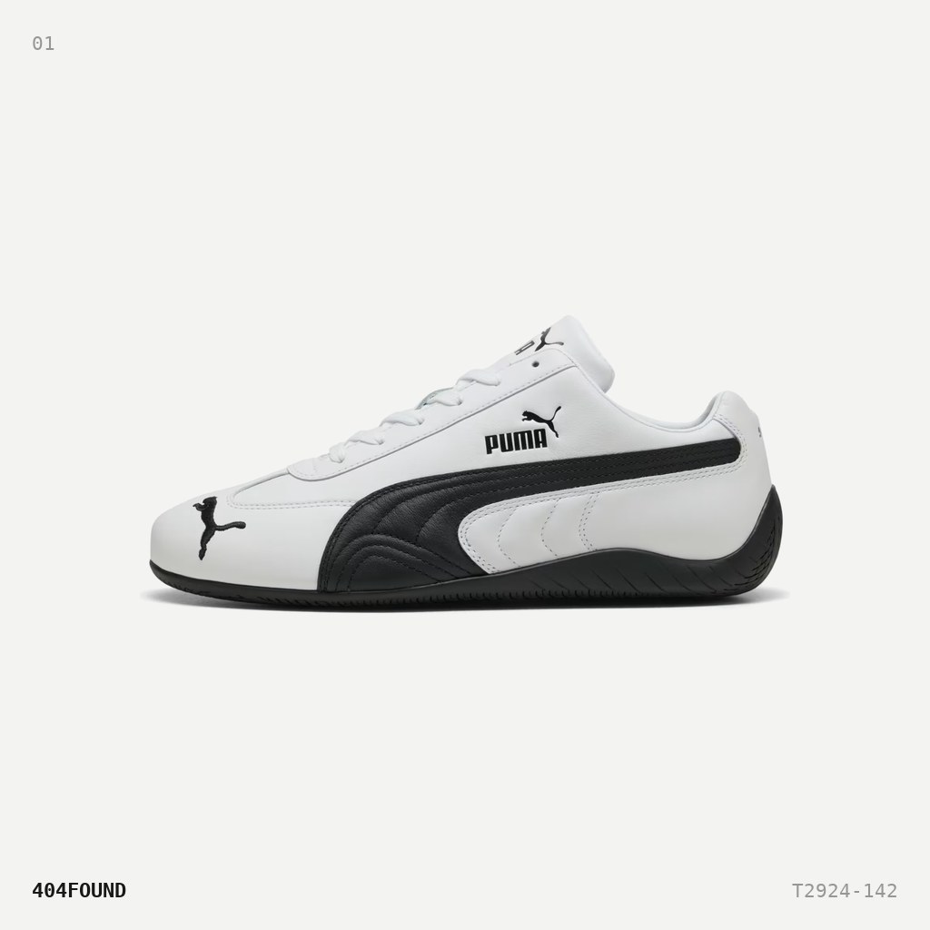 Puma Speedcat Leather Silver Black Billys Tokyo Exclu — Silver