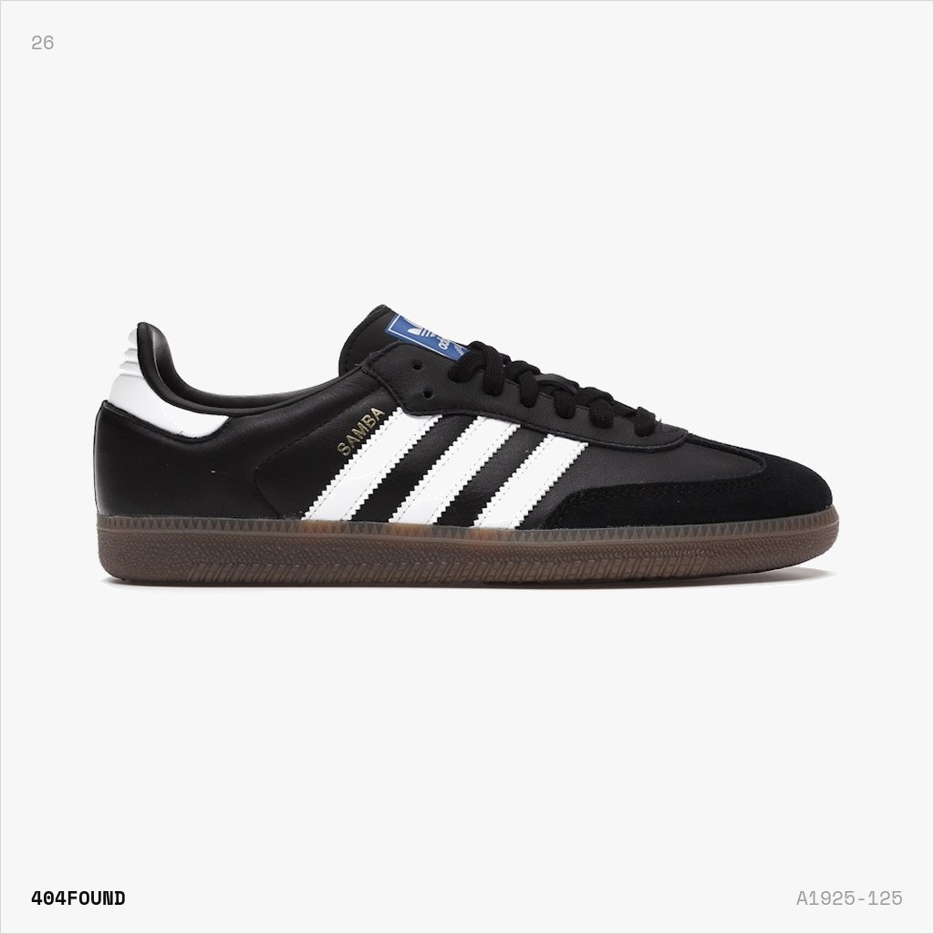 Adidas Samba OG — Core Black / Gum